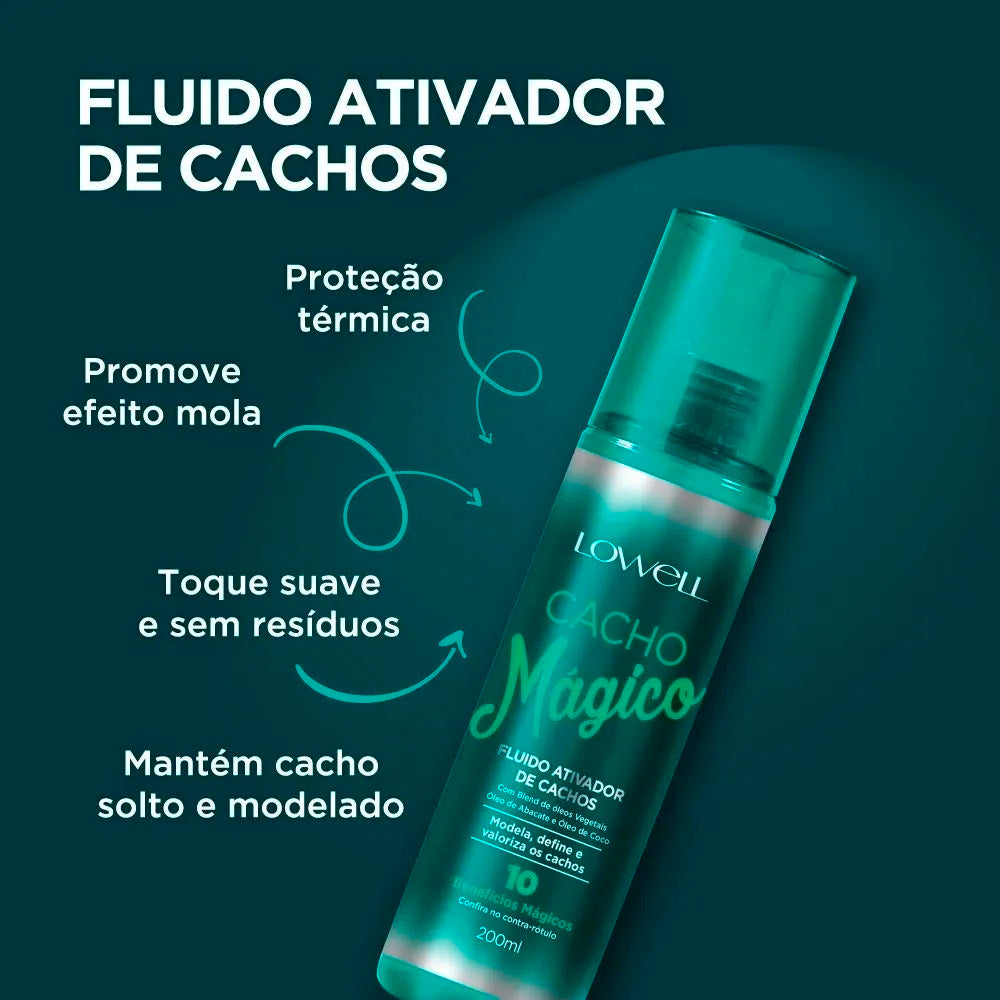 CACHO MÁGICO FLUIDO ATIVADOR 200ML | HOME CARE