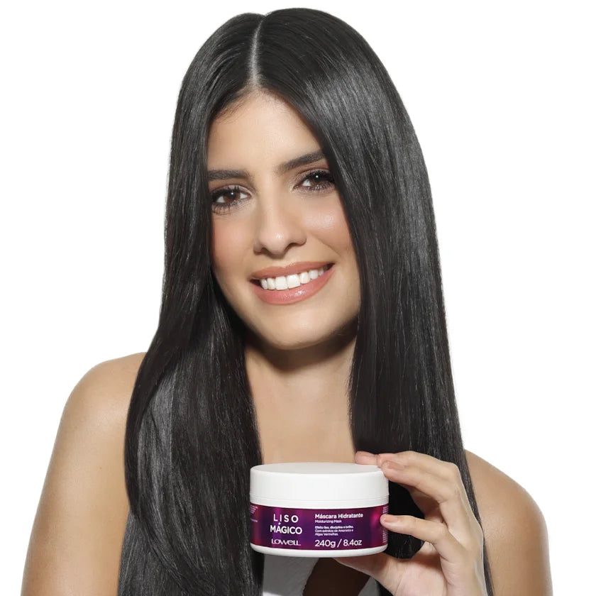 Máscara Hidratante Lowell Liso Mágico 240g