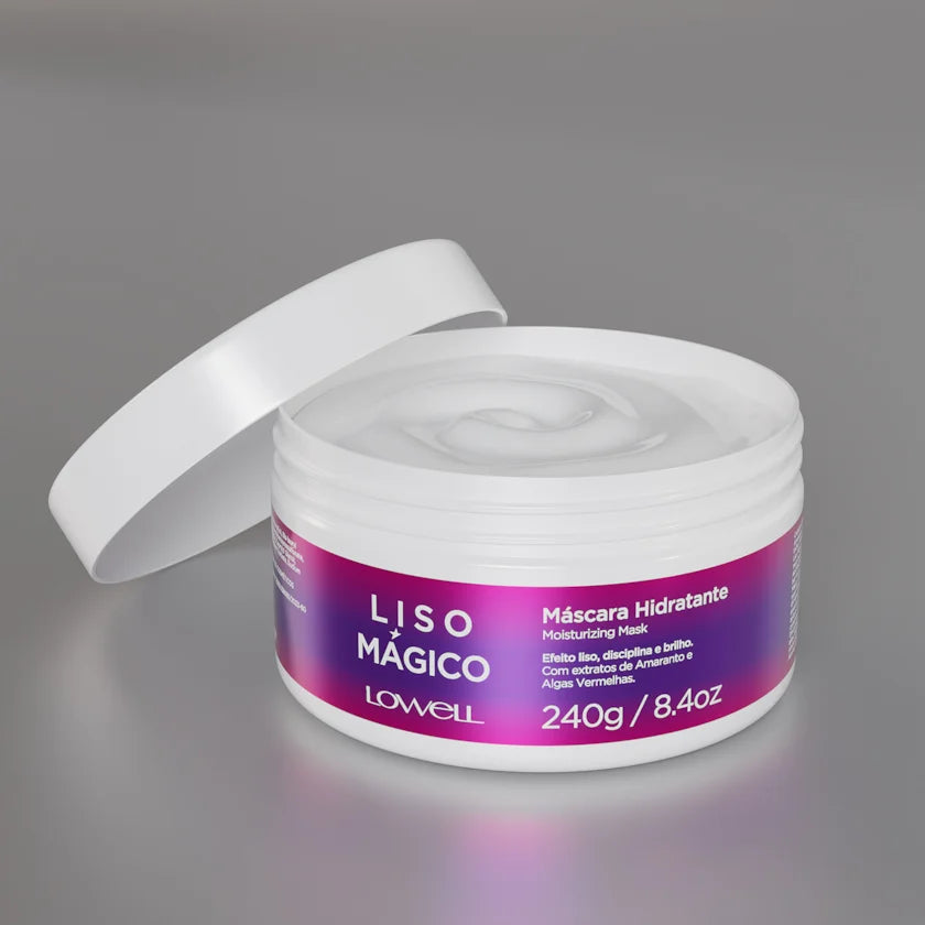 Máscara Hidratante Lowell Liso Mágico 240g